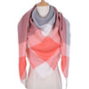 Image of 2018 Winter Triangle Scarf For Women Brand Designer Shawl Cashmere Plaid Scarves Blanket Wholesale Dropshipping OL082 - Glam Up Accessories