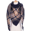 Image of 2018 Winter Triangle Scarf For Women Brand Designer Shawl Cashmere Plaid Scarves Blanket Wholesale Dropshipping OL082 - Glam Up Accessories