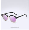 Image of Polarized Semi Rimless Round Sunglasses - Glam Up Accessories