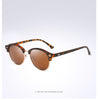 Image of Polarized Semi Rimless Round Sunglasses - Glam Up Accessories