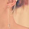 Image of Long Chain Tassel Earrings - Glam Up Accessories