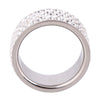 Image of Crystal Lined Stainless Steel Ring - Glam Up Accessories