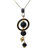 Image of Long Wood Beads Pendant Necklace - Glam Up Accessories