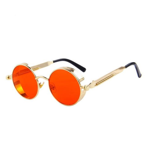 Vintage Steampunk Round Lens Sunglasses - Glam Up Accessories