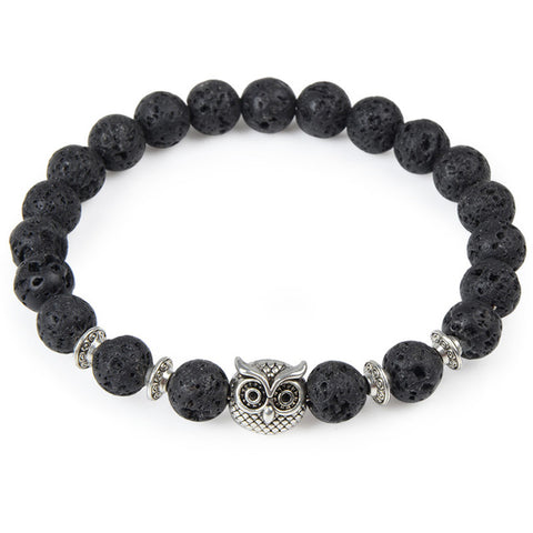 Natural Stone Animal Charm Bracelet - Glam Up Accessories