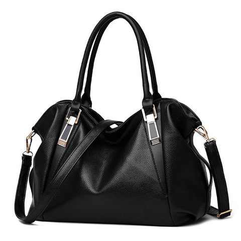 Luxury Faux Leather Hobo Bag - Glam Up Accessories