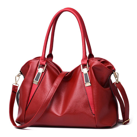 Luxury Faux Leather Hobo Bag - Glam Up Accessories