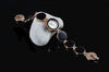 Image of Wafer Design Round Dial Quartz Bracelet Watch - Glam Up Accessories