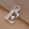 Image of Silver Plated Letter Necklace - Glam Up Accessories