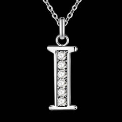 Silver Plated Letter Necklace