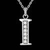 Image of Silver Plated Letter Necklace - Glam Up Accessories