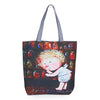 Image of Large Floral Printed Canvas Tote Bag - Glam Up Accessories