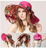 Image of Wide Brim Flower Beach Hat delete - Glam Up Accessories