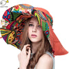 Image of Wide Brim Flower Beach Hat delete - Glam Up Accessories