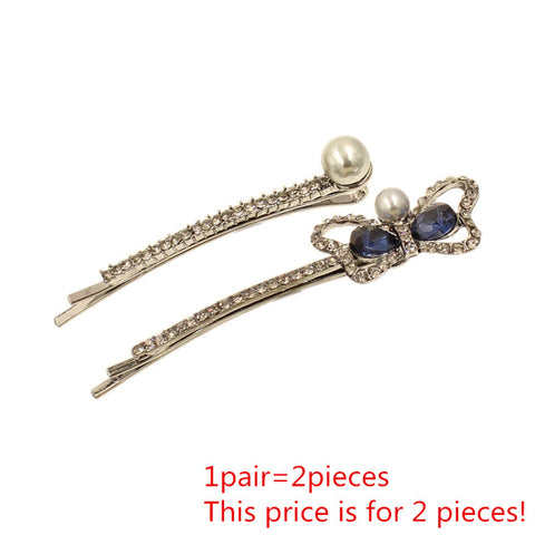 Luxury Crystal Resin Flower Hair Barrette Clip - Glam Up Accessories