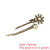 Image of Luxury Crystal Resin Flower Hair Barrette Clip - Glam Up Accessories