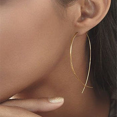 Fish Shaped Copper Wire Earrings - Glam Up Accessories