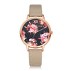 Image of Stylish Floral Design Quartz Wrist Watch - Glam Up Accessories