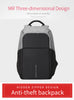 Image of Water Resistant Anti-theft Backpack with USB Charging Port - Glam Up Accessories