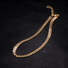 Image of Bohemain Leaves Chain Sequins Choker Necklace - Glam Up Accessories