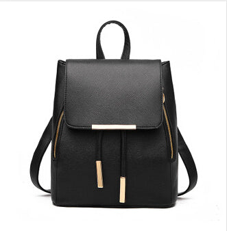 Stylish PU Leather Backpack - Glam Up Accessories