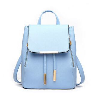 Stylish PU Leather Backpack - Glam Up Accessories