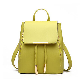 Stylish PU Leather Backpack - Glam Up Accessories