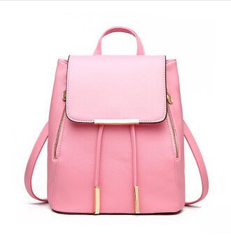 Stylish PU Leather Backpack - Glam Up Accessories