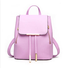 Stylish PU Leather Backpack - Glam Up Accessories