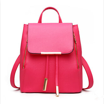 Stylish PU Leather Backpack - Glam Up Accessories