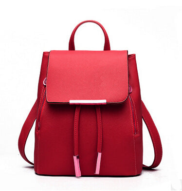 Stylish PU Leather Backpack - Glam Up Accessories