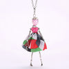 Image of Cute Dressed Doll Pendant Necklace - Glam Up Accessories