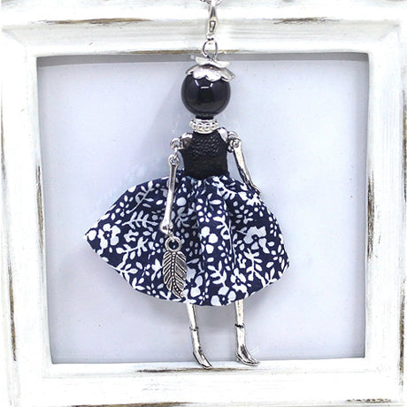 Cute Dressed Doll Pendant Necklace - Glam Up Accessories