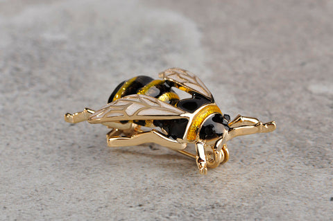 Bumble Bee Brooch - Glam Up Accessories