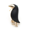 Image of Enamel Crow Brooch - Glam Up Accessories