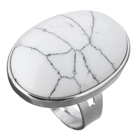 Vintage Natural Stone Ring - Glam Up Accessories