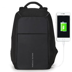 Water Resistant Anti-theft Backpack with USB Charging Port
