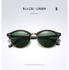 Image of Polarized Semi Rimless Round Sunglasses - Glam Up Accessories