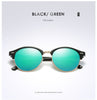 Image of Polarized Semi Rimless Round Sunglasses - Glam Up Accessories