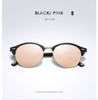 Image of Polarized Semi Rimless Round Sunglasses - Glam Up Accessories