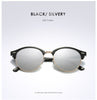 Image of Polarized Semi Rimless Round Sunglasses - Glam Up Accessories