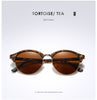 Image of Polarized Semi Rimless Round Sunglasses - Glam Up Accessories