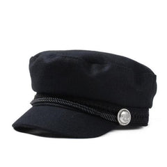 Adjustable Octagonal Cap Hat with Sun Visor - Glam Up Accessories