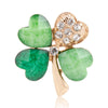 Image of Lucky Four Leaf Clover Brooch - Glam Up Accessories