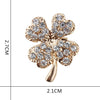 Image of Lucky Four Leaf Clover Brooch - Glam Up Accessories