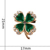 Image of Lucky Four Leaf Clover Brooch - Glam Up Accessories