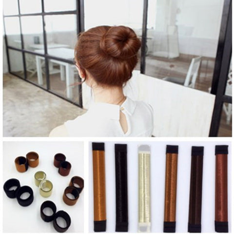 Synthetic Donuts Bun Maker Hair Tool - Glam Up Accessories