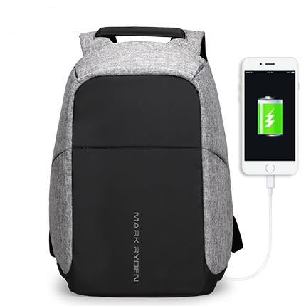 Water Resistant Anti-theft Backpack with USB Charging Port - Glam Up Accessories