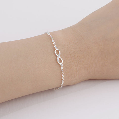 Infinity Crystal Bracelet - Glam Up Accessories