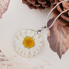 Image of Handmade Encased Dried Flower Necklace - Glam Up Accessories